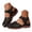 Black, variant on Dakaela Closed Toe Sandals for Women 2026 Comfortable Dressy Platform Wedges Ankle Strap Orthopedic Wide Width Walking Shoes (6,Black)
