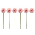 thumbnail image 1 of Bola de diente de león falsa de belleza de flores de seda artificiales de 6 uds para decoración de boda en la habitación del hogar (rosa), 1 of 8