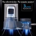 thumbnail image 4 of Kitchen Appliances Qwtwty Kitchen Home Faucet Water Purifier Faucet Filter Dormitory Tap Water Purifier Dechlorination Pre-filter, 4 of 9