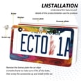 thumbnail image 3 of Aluminum License Plate Frame 2 Pack Car Exterior Accessory Car Tag Holder for Front Rear Plates Cars Decor Vibrant Colorful Tie-dye Pattern, 3 of 7