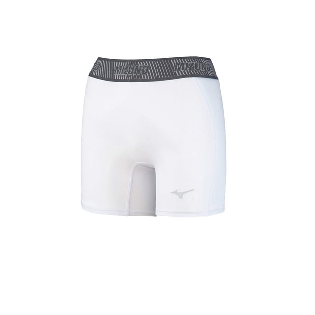 Short deslizante acolchado Mizuno Aero Vent para niña - Blanco