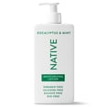 thumbnail image 2 of Native Moisturizing Hand & Body Lotion, Eucalyptus & Mint, Silicone Free, for Men and Women, 16.5 oz, 2 of 13