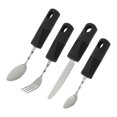 thumbnail image 2 of 4 Piezas de Cubiertos Flexibles, Utensilios para Discapacitados, Pesados Adultos, Vajilla Adaptables Adultos Mayores, 2 of 5