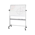 thumbnail image 3 of Dry Erase Board, Plastic, 48 in, 72 in, Aluminum Frame, White, Gloss, 3 of 3