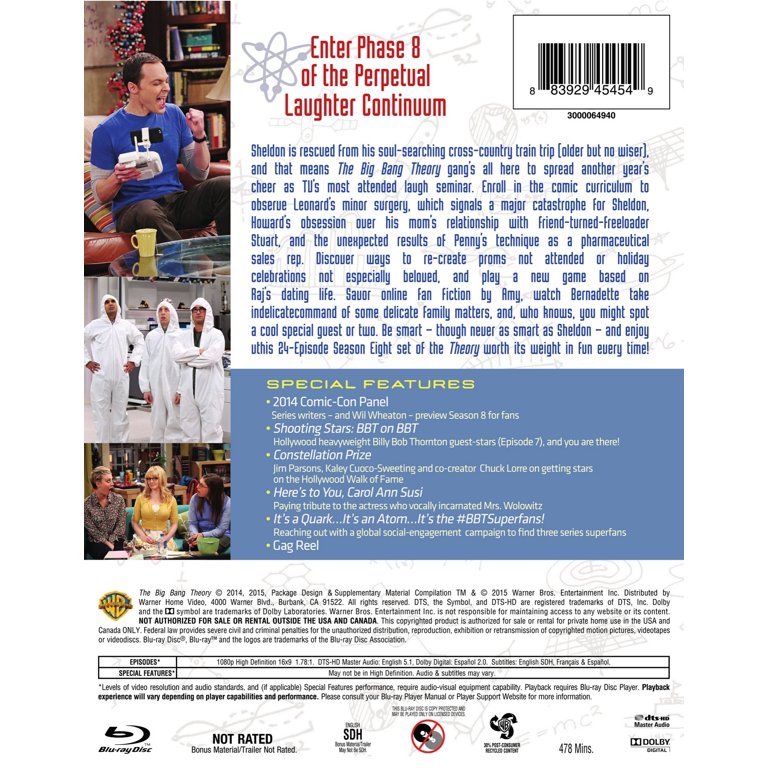 The Big Bang Theory: The Complete Eighth Season (Blu-ray