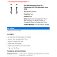 thumbnail image 2 of Rear Air Suspension Strut Set - Compatible with 2006 Mercedes-Benz S350, 2 of 2