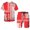 Red, variant on Vedolay Workout Short Sets Hawaiian Outfits for Men Summer Short Sleeve Muscle Tee Shirts and Sport Shorts Set,Blue 3XL
