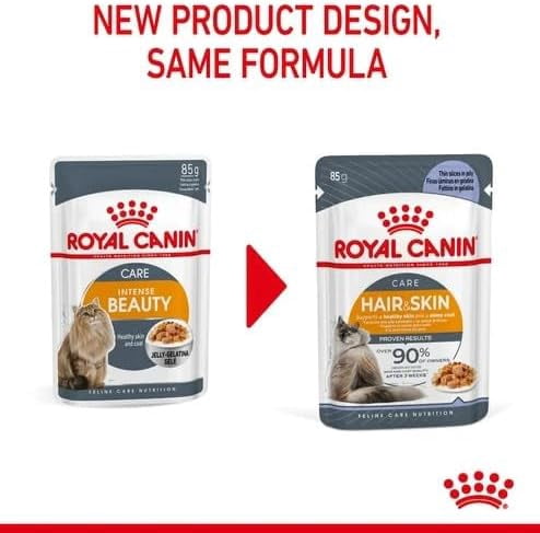 Royal Canin Intense Beauty Cat Wet Food in Jelly 12x85g