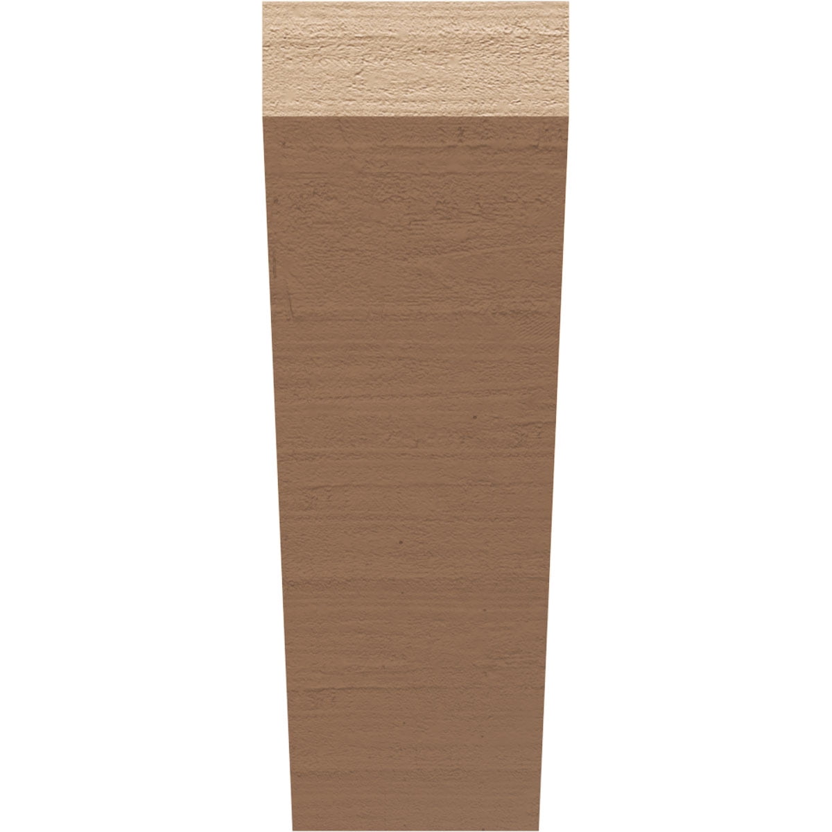 11"W x 22"D x 33"H Classic Concord Rough Cedar Woodgrain TimberThane Corbel, Primed Tan