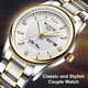 thumbnail image 2 of WLISTH S901 Reloj de pareja clásico y elegante Reloj de pulsera de cuarzo multifuncional p Abanopi Mirar, 2 of 5