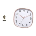 thumbnail image 1 of Reloj de mesa con escultura artística de caballero europeo, adorno creativo vintage para escritorio, diseño digital colgante para entrada, sala de est, 1 of 8