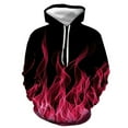thumbnail image 2 of Symoid Mens Hoodies Graphic Mens Big and Tall Sweatshirts Jogger Sweat Shirts for Men Casual Sweat Tops ,Red Size L, 2 of 4