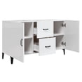 thumbnail image 5 of vidaXL Sideboard High Gloss White 100x36x60 cm Engineered Wood, 5 of 5