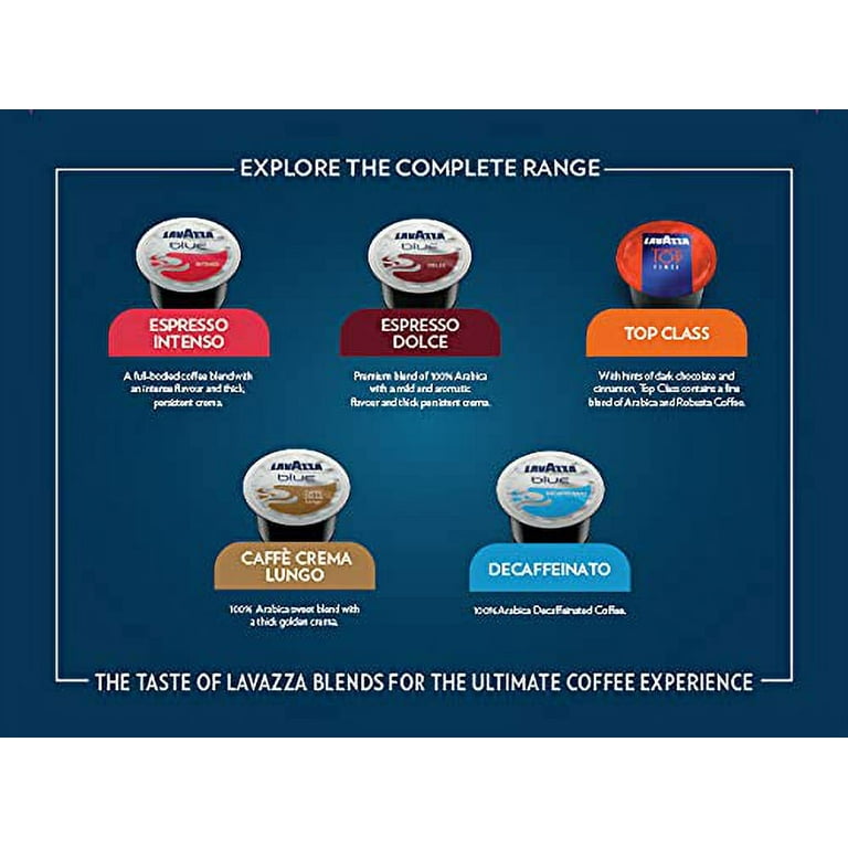 Lavazza Blue Espresso Dolce, Pack Of 25 Coffee Capsules, Compatible With  Lavazza Blue Machines