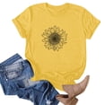 thumbnail image 4 of Shorts pour Femmes, Chemisiers pour Femmes, T-Shirts à Col Rond Amusants pour Femmes à Imprimé Mode, Manches Courtes, Blouse Ample, 4 of 5