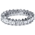 thumbnail image 1 of 3ct Prong Diamond Eternity Ring 950 Platinum, 1 of 1