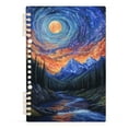 thumbnail image 7 of FORMRS 1-Subject Spiral Notebook 8" x 5" College Ruled 60 Refillable Sheet A5 Hard Cover, Mountains and Forests, 7 of 7