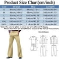 thumbnail image 3 of Mens Bell Bottom Pants 70s 2026 Retro Casual Flared Trousers Dress Pants with Pockets 70s Disco Outfits, 3 of 8