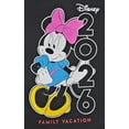thumbnail image 2 of Disney Minnie 2026 Family Vacation Youth Tee Shirt, XS-L (Girl's), 2 of 4