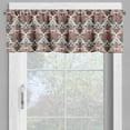 thumbnail image 2 of Ambesonne Paisley Valance Pack of 2, Oriental Middle East Print, 42"X12", Dried Rose and Mauve, 2 of 5