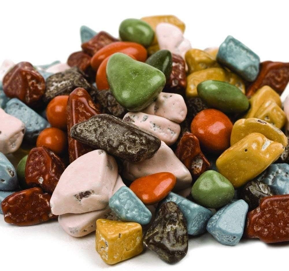 Blair Candy Chocolate Rocks – Candy-Coated Milk Chocolate Stones – 2 lb Resealable Bag – Fun Party Candy & Cake Decorating