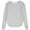 Grey, variant on Girls Shirts New Style Long Sleeve Fashion Solid Layering Tee Slim Versatile Elegant Daily Casual Youth Basic Top Girls Fashion Tops Black 9-10 Years