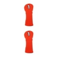 thumbnail image 4 of Advancent Fundas para cabezales de golf Accesorios deportivos Suministros deportivos Equipo deportivo exterior duradero Funda para cabezales Naranja/Negro-Tipo 1 2piezas, 4 of 6