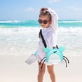 thumbnail image 2 of Juego de juguetes de playa YOOLEETC, pala de malla con bolsa de playa, 4 unidades, azul y rosa, 2 of 5