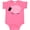 Hot Pink, variant on Inktastic Sheep Curly Wool Lamb Cute Boys or Girls Baby Bodysuit