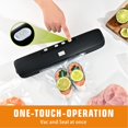 thumbnail image 3 of Vacuum Sealer Machine, Kitchen in the Box Campact Food Sealer, Dry/Moist Food Modes&5 Temperature Settigs, One-touch Sealer Machine with External Vac, 3 of 7