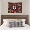 thumbnail image 4 of Hirioo A Cup Of Black Coffee On A Saucer Print Tapestry Lightweight Fabric for Bedroom Aesthetic Home Wall Dorm Décor Living Room Decor 29x37 Inch, 4 of 8