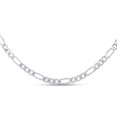 thumbnail image 2 of SuperJeweler Ladies Stainless Steel Figaro Chain Necklace, 18 Inches for Women, 2 of 5