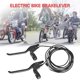 thumbnail image 4 of Manijas de freno para bicicleta eléctrica y scooter, aleación de aluminio, modelos 47PDD/49PDD/139PDD, cable de 1.7m, colores negro/plateado, 4 of 6