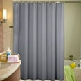 thumbnail image 5 of ZToonmas Cloth Shower Curtain Liner, Hotel Fabric Shower Curtain Waterproof Bath Curtains with 12 Hooks, 70" x 78", Gray, 5 of 6