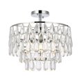 thumbnail image 1 of Elegant Lighting Mila Support Affleurant 16 Pouces en chrome, 1 of 2