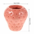 thumbnail image 2 of LOLIPPYY Strawberry Resin Vase, Decorative Centerpiece for Living Room and Home Decor, 2 of 8
