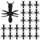 thumbnail image 1 of 50 piezas de accesorios de hormigas falsas, juguetes de plástico de Halloween, juguete complicado, broma de insectos, bromas, decoración divertida de terror para fiestas (negro), 1 of 6