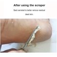 thumbnail image 5 of espátulas de acero inoxidable para pedicura, eliminan callos y piel muerta, y afeitan los pies., 5 of 5
