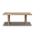 thumbnail image 2 of Grain Wood Furniture Cascais 72" Rectangular Table with Industrial Base in Blonde Oak Top and Base, 2 of 3