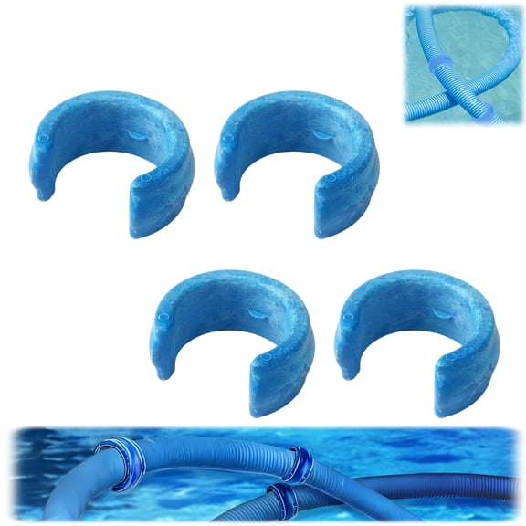 4Pcs Pool Cleaner Hose Weight Replacement, Universal Pool Vacuum Hose Weights, Anti-Float Hose Weights for Most Pool Cleaners, Blue