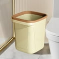 thumbnail image 5 of Large Trash Can with Pressure Ring,Dormitory Household Waste Bin for Living Room,Hotel and Office,High Capacity Stylish Durable and Multi-Purpose Trash Basket for Home Office Commercial-Beige, 5 of 6