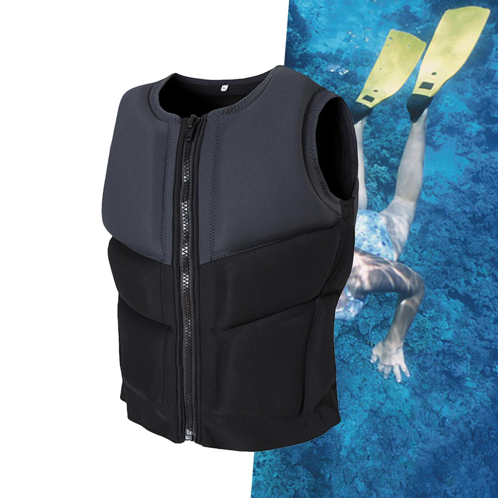 DimyFew Life Vest Waistcoat Compact Portable Multipurpose Boating Vest Water Sports Vest M