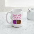 thumbnail image 5 of CafePress - Graduate Student Large Mug - 15 oz Ceramic Large White Novelty Mug, 5 of 6