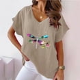 thumbnail image 2 of Lightweight Tops & Blouses Womens Funny T Shirts Fitted Womens Summer Tops Dressy Casual 2025 s for Women Golf, 2 of 4