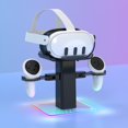 thumbnail image 5 of Soporte de Realidad Virtual para 3s, Accesorios para Gafas de Realidad Virtual y Controladores Táctiles para Quest3, Soporte de Pantalla Ajustable, Color Negro., 5 of 5