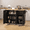 Black, variant on Meteorleg 43.3'' Kitchen Island Cart on Wheels, 3-Doors 2-Drawers Rolling Storage Cart with Adjustable Shelves & Rubberwood Countertop, White