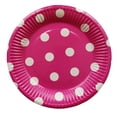 thumbnail image 1 of Bandeja de papel con puntos, 10 piezas, suministros para fiestas, 7 platos para tartas, platos de papel desechables, características de vanguardia, 1 of 1