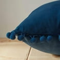 thumbnail image 4 of Throw Pillow Cover Velvet: 2PCS Pompom Pillow Case Cushion Cover Home Decoration, 4 of 7