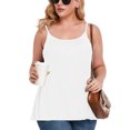 thumbnail image 6 of FITVALEN Women's Camisole with Built in Bra Plus Size Casual Loose Tank Tops Sleeveless Shirts Adjustable Straps (S-4XL）, 6 of 6