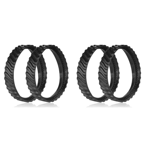 4Pack Track Replacement for MX6 MX8 Elite Suction Cup Pool Cleaner, R0526100 Heavy Duty Rubber Wheel Band